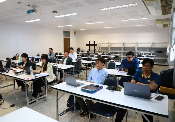 ภาพกิจกรรม  หลักสูตรวิทยาศาสตรบัณฑิต สาขาวิชานวัตกรรมและธุรกิจอาหาร คณะวิทยาศาสตร์และเทคโนโลยี มหาวิทยาลัยราชภัฏกำแพงเพชร จัดกิจกรรมตรวจประเมินคุณภาพการศึกษาภายในตามเกณฑ์ AUN-QA