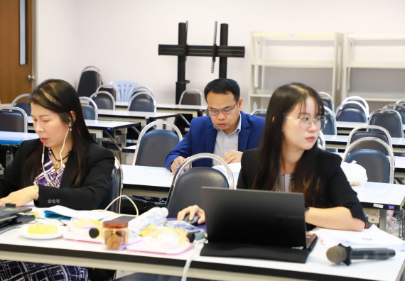 ภาพกิจกรรม  หลักสูตรวิทยาศาสตรบัณฑิต สาขาวิชานวัตกรรมและธุรกิจอาหาร คณะวิทยาศาสตร์และเทคโนโลยี มหาวิทยาลัยราชภัฏกำแพงเพชร จัดกิจกรรมตรวจประเมินคุณภาพการศึกษาภายในตามเกณฑ์ AUN-QA