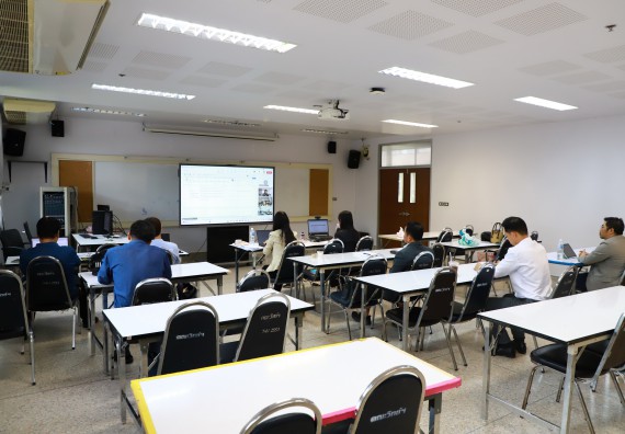 ภาพกิจกรรม  หลักสูตรวิทยาศาสตรบัณฑิต สาขาวิชานวัตกรรมและธุรกิจอาหาร คณะวิทยาศาสตร์และเทคโนโลยี มหาวิทยาลัยราชภัฏกำแพงเพชร จัดกิจกรรมตรวจประเมินคุณภาพการศึกษาภายในตามเกณฑ์ AUN-QA