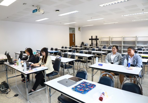 ภาพกิจกรรม  หลักสูตรวิทยาศาสตรบัณฑิต สาขาวิชานวัตกรรมและธุรกิจอาหาร คณะวิทยาศาสตร์และเทคโนโลยี มหาวิทยาลัยราชภัฏกำแพงเพชร จัดกิจกรรมตรวจประเมินคุณภาพการศึกษาภายในตามเกณฑ์ AUN-QA