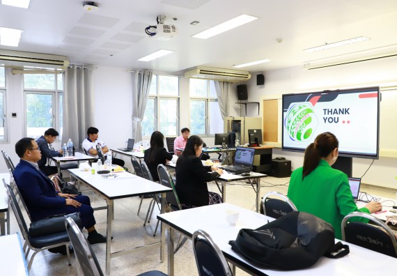 ภาพกิจกรรม  หลักสูตรวิทยาศาสตรบัณฑิต สาขาวิชานวัตกรรมและธุรกิจอาหาร คณะวิทยาศาสตร์และเทคโนโลยี มหาวิทยาลัยราชภัฏกำแพงเพชร จัดกิจกรรมตรวจประเมินคุณภาพการศึกษาภายในตามเกณฑ์ AUN-QA