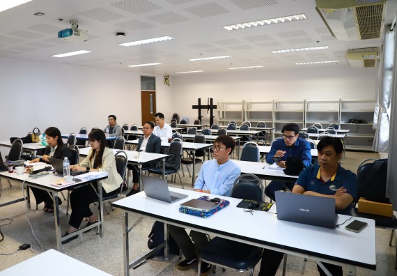 ภาพกิจกรรม  หลักสูตรวิทยาศาสตรบัณฑิต สาขาวิชานวัตกรรมและธุรกิจอาหาร คณะวิทยาศาสตร์และเทคโนโลยี มหาวิทยาลัยราชภัฏกำแพงเพชร จัดกิจกรรมตรวจประเมินคุณภาพการศึกษาภายในตามเกณฑ์ AUN-QA