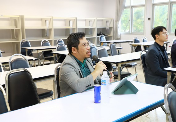 ภาพกิจกรรม  หลักสูตรวิทยาศาสตรบัณฑิต สาขาวิชานวัตกรรมและธุรกิจอาหาร คณะวิทยาศาสตร์และเทคโนโลยี มหาวิทยาลัยราชภัฏกำแพงเพชร จัดกิจกรรมตรวจประเมินคุณภาพการศึกษาภายในตามเกณฑ์ AUN-QA