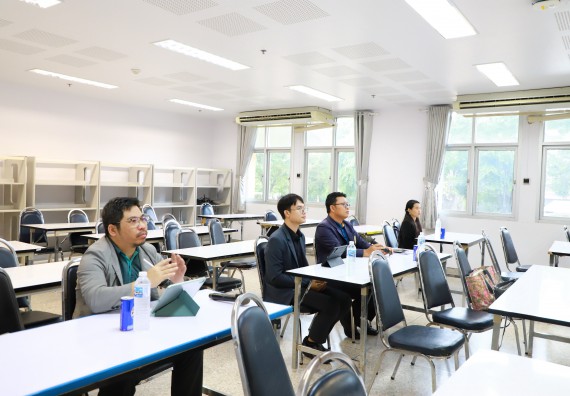 ภาพกิจกรรม  หลักสูตรวิทยาศาสตรบัณฑิต สาขาวิชานวัตกรรมและธุรกิจอาหาร คณะวิทยาศาสตร์และเทคโนโลยี มหาวิทยาลัยราชภัฏกำแพงเพชร จัดกิจกรรมตรวจประเมินคุณภาพการศึกษาภายในตามเกณฑ์ AUN-QA