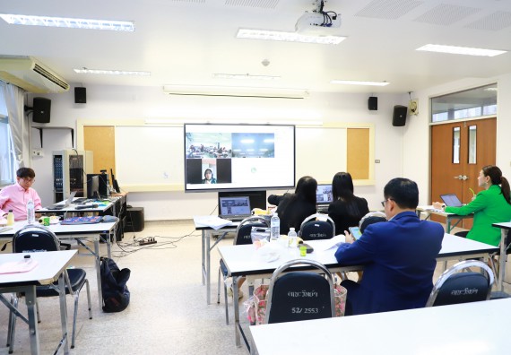 ภาพกิจกรรม  หลักสูตรวิทยาศาสตรบัณฑิต สาขาวิชานวัตกรรมและธุรกิจอาหาร คณะวิทยาศาสตร์และเทคโนโลยี มหาวิทยาลัยราชภัฏกำแพงเพชร จัดกิจกรรมตรวจประเมินคุณภาพการศึกษาภายในตามเกณฑ์ AUN-QA