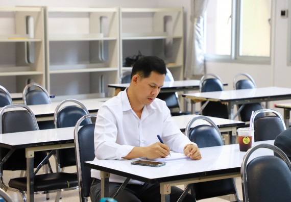 ภาพกิจกรรม  หลักสูตรวิทยาศาสตรบัณฑิต สาขาวิชานวัตกรรมและธุรกิจอาหาร คณะวิทยาศาสตร์และเทคโนโลยี มหาวิทยาลัยราชภัฏกำแพงเพชร จัดกิจกรรมตรวจประเมินคุณภาพการศึกษาภายในตามเกณฑ์ AUN-QA