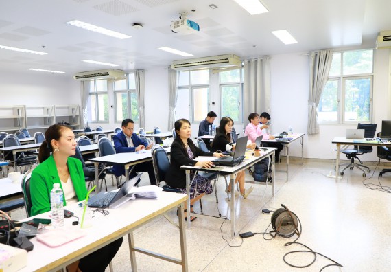 ภาพกิจกรรม  หลักสูตรวิทยาศาสตรบัณฑิต สาขาวิชานวัตกรรมและธุรกิจอาหาร คณะวิทยาศาสตร์และเทคโนโลยี มหาวิทยาลัยราชภัฏกำแพงเพชร จัดกิจกรรมตรวจประเมินคุณภาพการศึกษาภายในตามเกณฑ์ AUN-QA