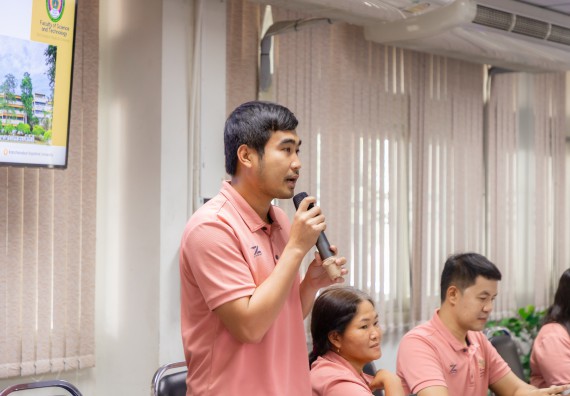 ภาพกิจกรรม  คณะวิทยาศาสตร์และเทคโนโลยี มหาวิทยาลัยราชภัฏกําแพงเพชร ศึกษาดูงานด้านการบริหารจัดการคณะวิทยาศาสตร์และเทคโนโลยี มหาวิทยาลัยราชภัฏกาญจนบุรี