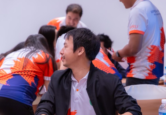 ภาพกิจกรรม  คณะวิทยาศาสตร์และเทคโนโลยี มหาวิทยาลัยราชภัฏกําแพงเพชร เข้าร่วมกิจกรรมการสัมมนาเชิงปฏิบัติการสร้างสรรค์สัมพันธ์ประสิทธิภาพของทีมงาน ในโครงการสัมมนาเชิงปฏิบัติการพัฒนาบุคลากร