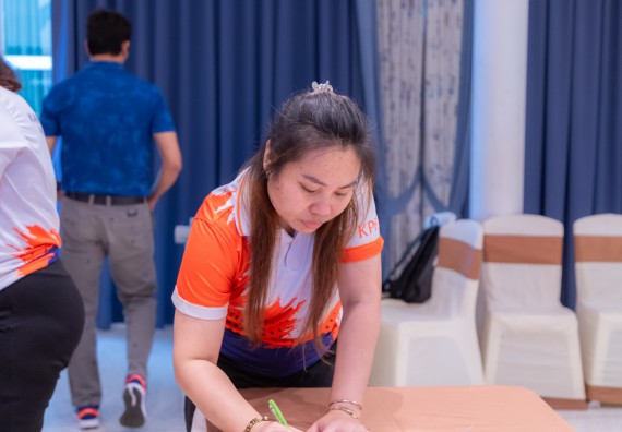 ภาพกิจกรรม  คณะวิทยาศาสตร์และเทคโนโลยี มหาวิทยาลัยราชภัฏกําแพงเพชร เข้าร่วมกิจกรรมการสัมมนาเชิงปฏิบัติการสร้างสรรค์สัมพันธ์ประสิทธิภาพของทีมงาน ในโครงการสัมมนาเชิงปฏิบัติการพัฒนาบุคลากร