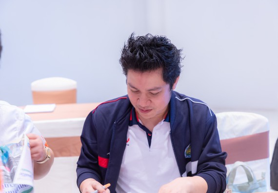 ภาพกิจกรรม  คณะวิทยาศาสตร์และเทคโนโลยี มหาวิทยาลัยราชภัฏกําแพงเพชร เข้าร่วมกิจกรรมการสัมมนาเชิงปฏิบัติการสร้างสรรค์สัมพันธ์ประสิทธิภาพของทีมงาน ในโครงการสัมมนาเชิงปฏิบัติการพัฒนาบุคลากร