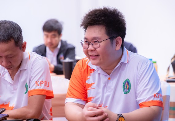 ภาพกิจกรรม  คณะวิทยาศาสตร์และเทคโนโลยี มหาวิทยาลัยราชภัฏกําแพงเพชร เข้าร่วมกิจกรรมการสัมมนาเชิงปฏิบัติการสร้างสรรค์สัมพันธ์ประสิทธิภาพของทีมงาน ในโครงการสัมมนาเชิงปฏิบัติการพัฒนาบุคลากร