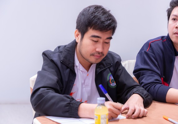 ภาพกิจกรรม  คณะวิทยาศาสตร์และเทคโนโลยี มหาวิทยาลัยราชภัฏกําแพงเพชร เข้าร่วมกิจกรรมการสัมมนาเชิงปฏิบัติการสร้างสรรค์สัมพันธ์ประสิทธิภาพของทีมงาน ในโครงการสัมมนาเชิงปฏิบัติการพัฒนาบุคลากร