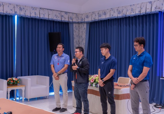 ภาพกิจกรรม  คณะวิทยาศาสตร์และเทคโนโลยี มหาวิทยาลัยราชภัฏกําแพงเพชร เข้าร่วมกิจกรรมการสัมมนาเชิงปฏิบัติการสร้างสรรค์สัมพันธ์ประสิทธิภาพของทีมงาน ในโครงการสัมมนาเชิงปฏิบัติการพัฒนาบุคลากร