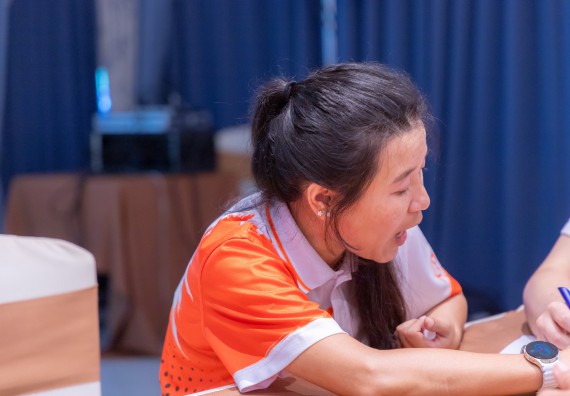 ภาพกิจกรรม  คณะวิทยาศาสตร์และเทคโนโลยี มหาวิทยาลัยราชภัฏกําแพงเพชร เข้าร่วมกิจกรรมการสัมมนาเชิงปฏิบัติการสร้างสรรค์สัมพันธ์ประสิทธิภาพของทีมงาน ในโครงการสัมมนาเชิงปฏิบัติการพัฒนาบุคลากร