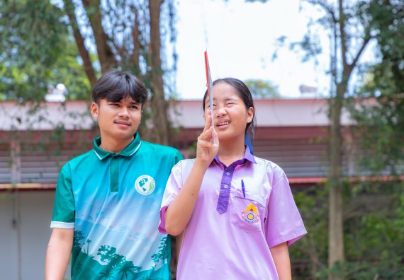 ภาพกิจกรรม คณะวิทยาศาสตร์และเทคโนโลยี มหาวิทยาลัยราชภัฏกำแพงเพชร ร่วมกับโรงเรียนคลองขลุงราษฎร์รังสรรค์ กำหนดจัดกิจกรรมค่ายบูรณาการวิทยาศาสตร์ คณิตศาสตร์และเทคโนโลยีเพื่อส่งเสริมนักเรียนในโครงการห้องเรียนพิเศษ (E-SMART) 