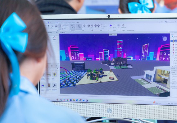 ภาพกิจกรรม  คณะวิทยาศาสตร์และเทคโนโลยี มหาวิทยาลัยราชภัฏกําแพงเพชร จัดกิจกรรมอบรมเชิงปฏิบัติการ เรื่อง การพัฒนาทักษะสะเต็ม ผ่าน Roblox ตามโครงการการพัฒนานวัตกรรมด้านสะเต็ม