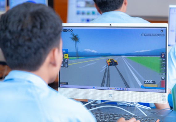 ภาพกิจกรรม  คณะวิทยาศาสตร์และเทคโนโลยี มหาวิทยาลัยราชภัฏกําแพงเพชร จัดกิจกรรมอบรมเชิงปฏิบัติการ เรื่อง การพัฒนาทักษะสะเต็ม ผ่าน Roblox ตามโครงการการพัฒนานวัตกรรมด้านสะเต็ม