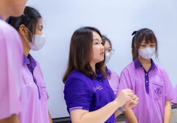 ภาพกิจกรรม คณะวิทยาศาสตร์และเทคโนโลยี มหาวิทยาลัยราชภัฏกำแพงเพชร ร่วมกับโรงเรียนคลองขลุงราษฎร์รังสรรค์ กำหนดจัดกิจกรรมค่ายบูรณาการวิทยาศาสตร์ คณิตศาสตร์และเทคโนโลยีเพื่อส่งเสริมนักเรียนในโครงการห้องเรียนพิเศษ (E-SMART) 