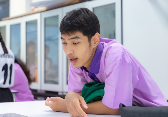 ภาพกิจกรรม คณะวิทยาศาสตร์และเทคโนโลยี มหาวิทยาลัยราชภัฏกำแพงเพชร ร่วมกับโรงเรียนคลองขลุงราษฎร์รังสรรค์ กำหนดจัดกิจกรรมค่ายบูรณาการวิทยาศาสตร์ คณิตศาสตร์และเทคโนโลยีเพื่อส่งเสริมนักเรียนในโครงการห้องเรียนพิเศษ (E-SMART) 