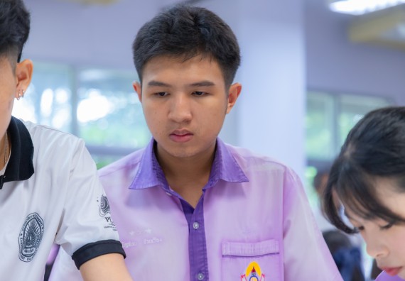 ภาพกิจกรรม คณะวิทยาศาสตร์และเทคโนโลยี มหาวิทยาลัยราชภัฏกำแพงเพชร ร่วมกับโรงเรียนคลองขลุงราษฎร์รังสรรค์ กำหนดจัดกิจกรรมค่ายบูรณาการวิทยาศาสตร์ คณิตศาสตร์และเทคโนโลยีเพื่อส่งเสริมนักเรียนในโครงการห้องเรียนพิเศษ (E-SMART) 