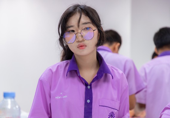 ภาพกิจกรรม คณะวิทยาศาสตร์และเทคโนโลยี มหาวิทยาลัยราชภัฏกำแพงเพชร ร่วมกับโรงเรียนคลองขลุงราษฎร์รังสรรค์ กำหนดจัดกิจกรรมค่ายบูรณาการวิทยาศาสตร์ คณิตศาสตร์และเทคโนโลยีเพื่อส่งเสริมนักเรียนในโครงการห้องเรียนพิเศษ (E-SMART) 