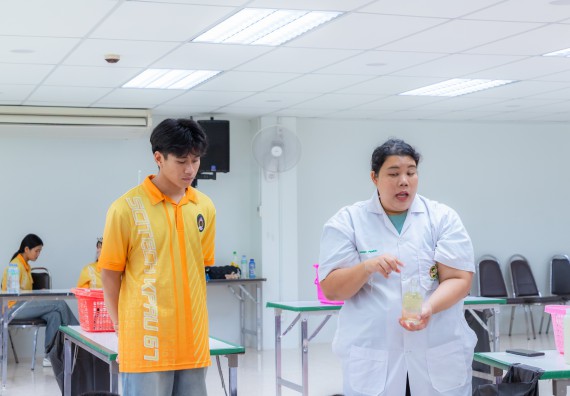 ภาพกิจกรรม คณะวิทยาศาสตร์และเทคโนโลยี มหาวิทยาลัยราชภัฏกำแพงเพชร ร่วมกับโรงเรียนคลองขลุงราษฎร์รังสรรค์ กำหนดจัดกิจกรรมค่ายบูรณาการวิทยาศาสตร์ คณิตศาสตร์และเทคโนโลยีเพื่อส่งเสริมนักเรียนในโครงการห้องเรียนพิเศษ (E-SMART) 