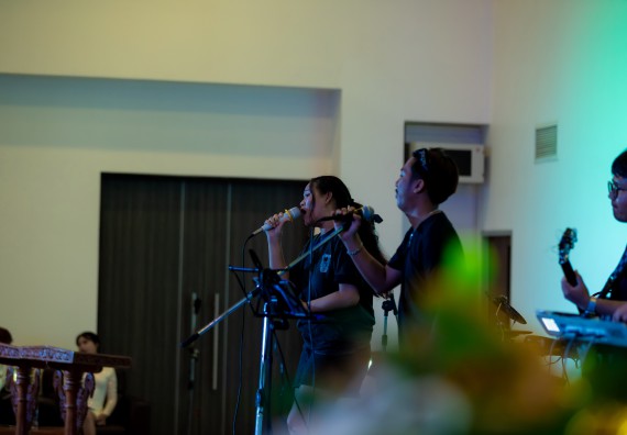 ภาพกิจกรรม   คณะวิทยาศาสตร์และเทคโนโลยี จัดกิจกรรมเสริมสร้างคุณธรรม จริยธรรม และมีจิตอาสาอย่างสร้างสรรค์ คณะวิทยาศาสตร์และเทคโนโลยี