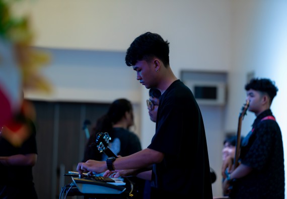 ภาพกิจกรรม   คณะวิทยาศาสตร์และเทคโนโลยี จัดกิจกรรมเสริมสร้างคุณธรรม จริยธรรม และมีจิตอาสาอย่างสร้างสรรค์ คณะวิทยาศาสตร์และเทคโนโลยี