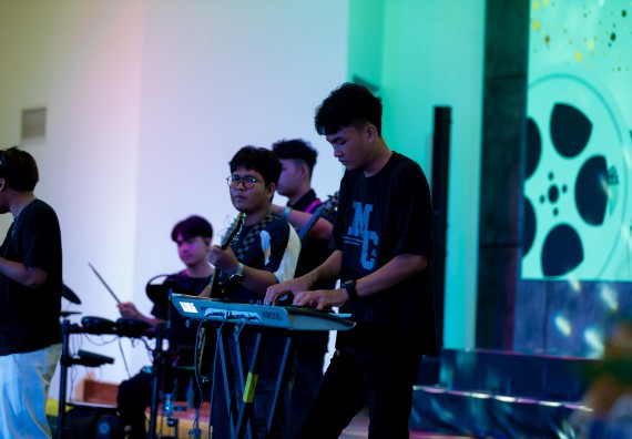 ภาพกิจกรรม   คณะวิทยาศาสตร์และเทคโนโลยี จัดกิจกรรมเสริมสร้างคุณธรรม จริยธรรม และมีจิตอาสาอย่างสร้างสรรค์ คณะวิทยาศาสตร์และเทคโนโลยี