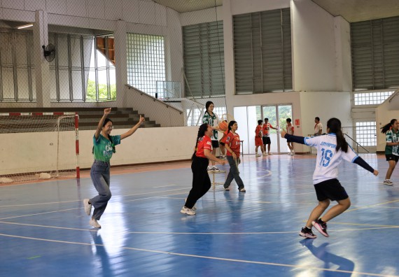 ภาพกิจกรรม  คณะวิทยาศาสตร์และเทคโนโลยี จัดกิจกรรมส่งเสริมสุขภาพสร้างสรรค์ศิลป์นักศึกษา