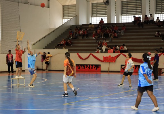 ภาพกิจกรรม  คณะวิทยาศาสตร์และเทคโนโลยี จัดกิจกรรมส่งเสริมสุขภาพสร้างสรรค์ศิลป์นักศึกษา