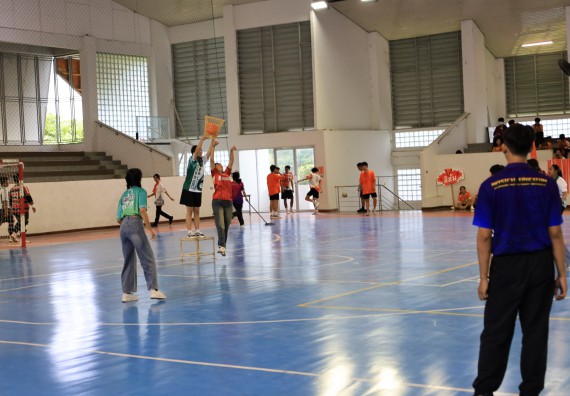 ภาพกิจกรรม  คณะวิทยาศาสตร์และเทคโนโลยี จัดกิจกรรมส่งเสริมสุขภาพสร้างสรรค์ศิลป์นักศึกษา