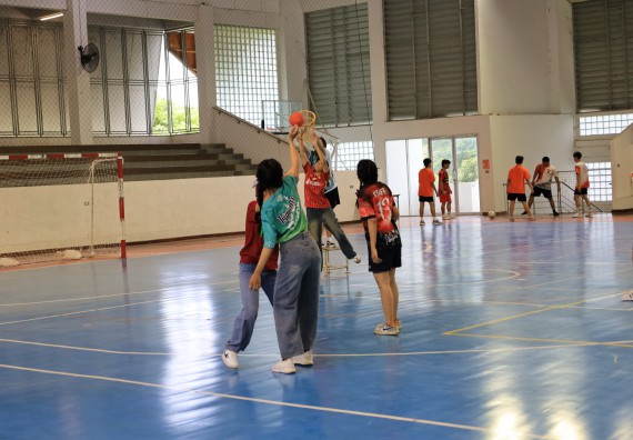 ภาพกิจกรรม  คณะวิทยาศาสตร์และเทคโนโลยี จัดกิจกรรมส่งเสริมสุขภาพสร้างสรรค์ศิลป์นักศึกษา