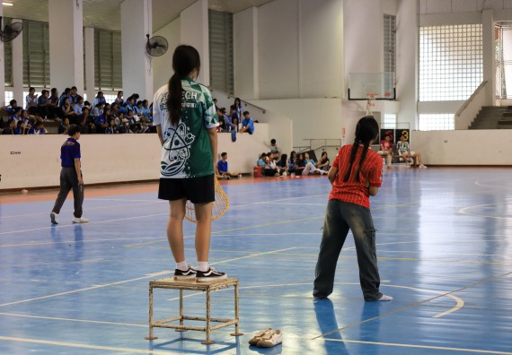 ภาพกิจกรรม  คณะวิทยาศาสตร์และเทคโนโลยี จัดกิจกรรมส่งเสริมสุขภาพสร้างสรรค์ศิลป์นักศึกษา