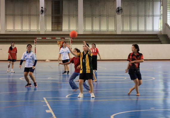 ภาพกิจกรรม  คณะวิทยาศาสตร์และเทคโนโลยี จัดกิจกรรมส่งเสริมสุขภาพสร้างสรรค์ศิลป์นักศึกษา