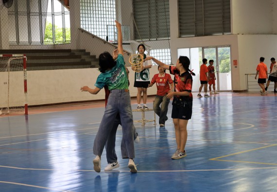 ภาพกิจกรรม  คณะวิทยาศาสตร์และเทคโนโลยี จัดกิจกรรมส่งเสริมสุขภาพสร้างสรรค์ศิลป์นักศึกษา