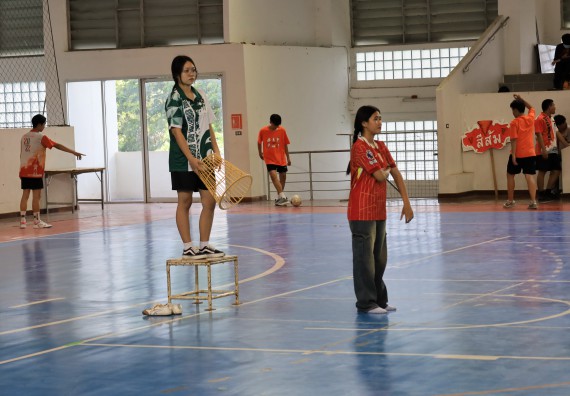 ภาพกิจกรรม  คณะวิทยาศาสตร์และเทคโนโลยี จัดกิจกรรมส่งเสริมสุขภาพสร้างสรรค์ศิลป์นักศึกษา