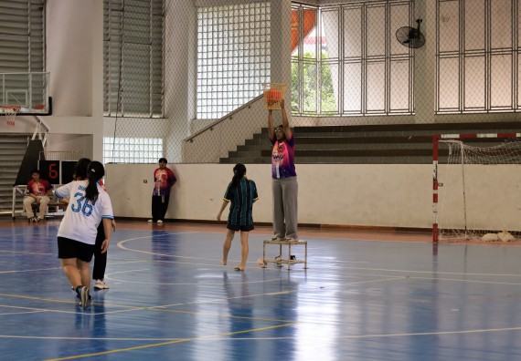 ภาพกิจกรรม  คณะวิทยาศาสตร์และเทคโนโลยี จัดกิจกรรมส่งเสริมสุขภาพสร้างสรรค์ศิลป์นักศึกษา