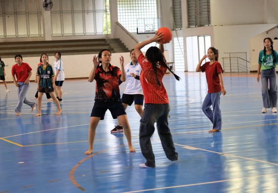 ภาพกิจกรรม  คณะวิทยาศาสตร์และเทคโนโลยี จัดกิจกรรมส่งเสริมสุขภาพสร้างสรรค์ศิลป์นักศึกษา