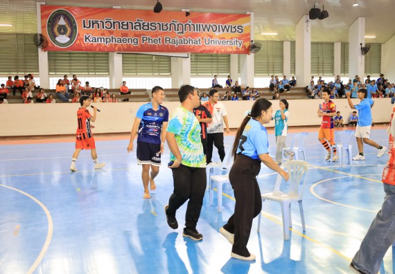 ภาพกิจกรรม  คณะวิทยาศาสตร์และเทคโนโลยี จัดกิจกรรมส่งเสริมสุขภาพสร้างสรรค์ศิลป์นักศึกษา