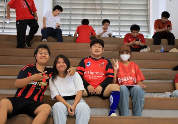 ภาพกิจกรรม  คณะวิทยาศาสตร์และเทคโนโลยี จัดกิจกรรมส่งเสริมสุขภาพสร้างสรรค์ศิลป์นักศึกษา