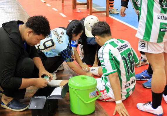 ภาพกิจกรรม  คณะวิทยาศาสตร์และเทคโนโลยี จัดกิจกรรมส่งเสริมสุขภาพสร้างสรรค์ศิลป์นักศึกษา