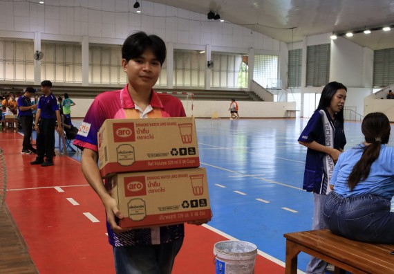 ภาพกิจกรรม  คณะวิทยาศาสตร์และเทคโนโลยี จัดกิจกรรมส่งเสริมสุขภาพสร้างสรรค์ศิลป์นักศึกษา