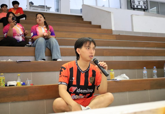 ภาพกิจกรรม  คณะวิทยาศาสตร์และเทคโนโลยี จัดกิจกรรมส่งเสริมสุขภาพสร้างสรรค์ศิลป์นักศึกษา