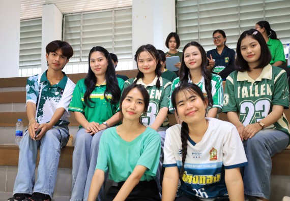 ภาพกิจกรรม  คณะวิทยาศาสตร์และเทคโนโลยี จัดกิจกรรมส่งเสริมสุขภาพสร้างสรรค์ศิลป์นักศึกษา