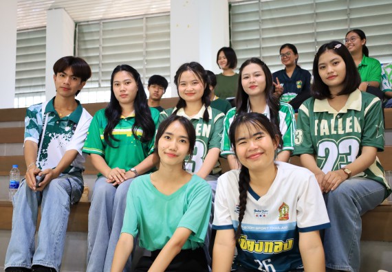 ภาพกิจกรรม  คณะวิทยาศาสตร์และเทคโนโลยี จัดกิจกรรมส่งเสริมสุขภาพสร้างสรรค์ศิลป์นักศึกษา