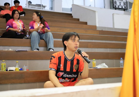 ภาพกิจกรรม  คณะวิทยาศาสตร์และเทคโนโลยี จัดกิจกรรมส่งเสริมสุขภาพสร้างสรรค์ศิลป์นักศึกษา