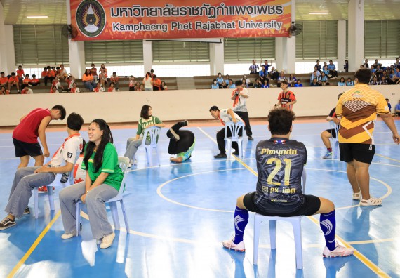 ภาพกิจกรรม  คณะวิทยาศาสตร์และเทคโนโลยี จัดกิจกรรมส่งเสริมสุขภาพสร้างสรรค์ศิลป์นักศึกษา