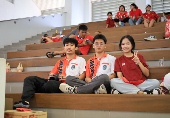 ภาพกิจกรรม  คณะวิทยาศาสตร์และเทคโนโลยี จัดกิจกรรมส่งเสริมสุขภาพสร้างสรรค์ศิลป์นักศึกษา